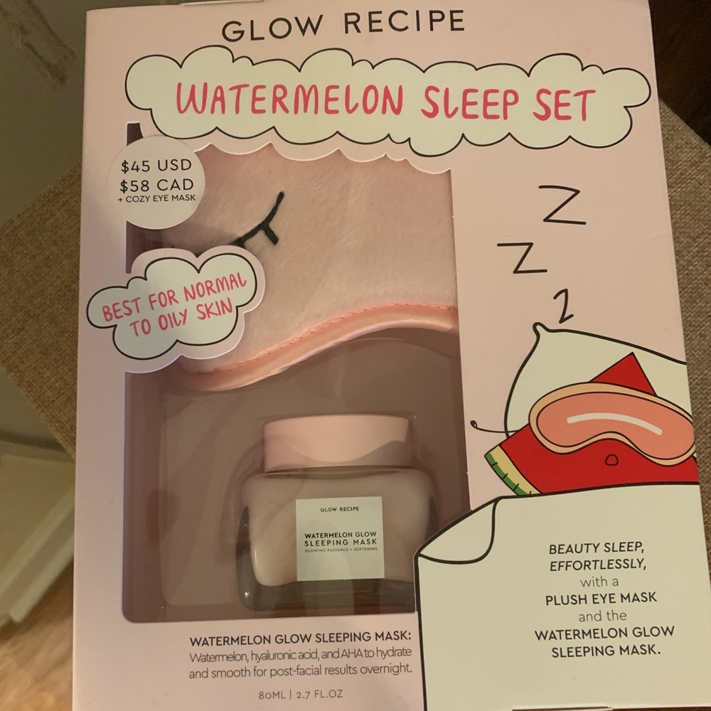 Glow Recipe Watermelon Sleep Set